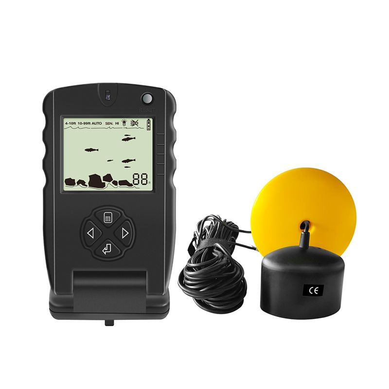 Fish Finder Transducer - 새로운 휴대용 어군탐지기, 알람 트랜스듀서가 있는