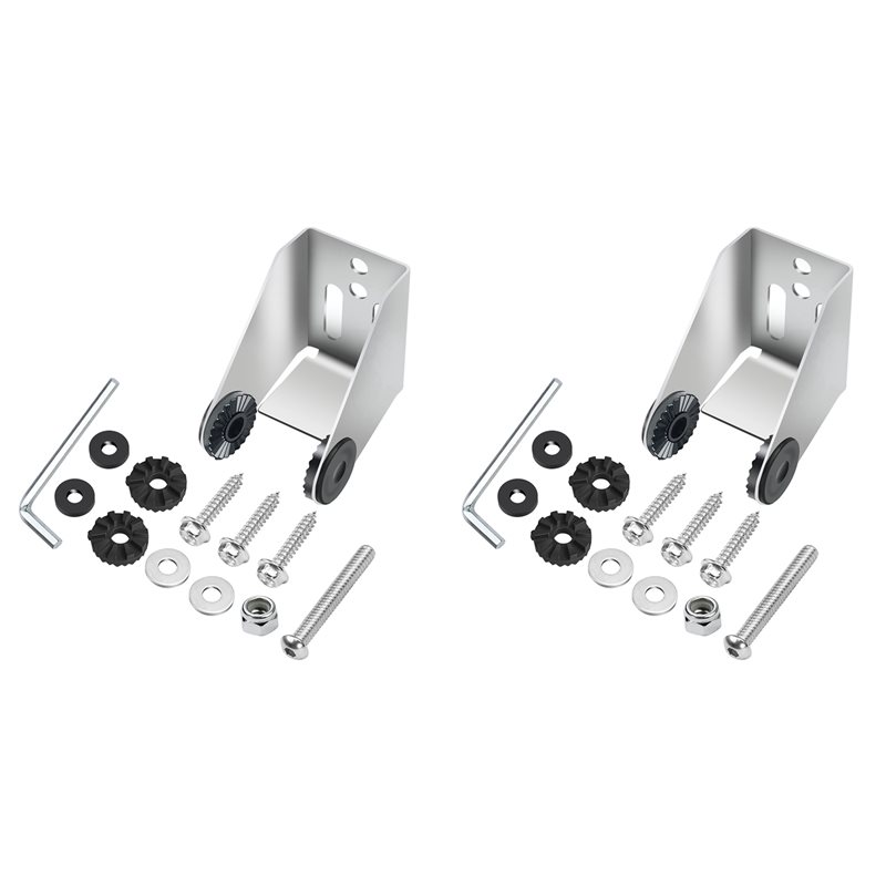 Fish Finder Mount - 2개의 헤비듀티 금속 트랜스듀서 장착 브래킷