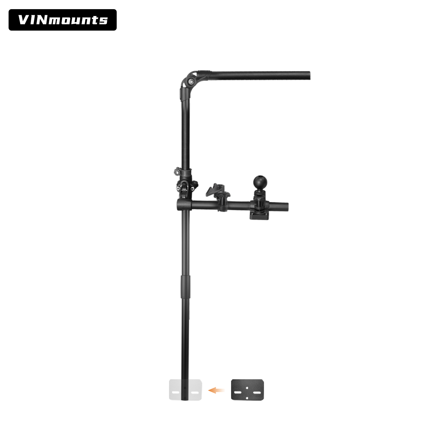 Fish Finder Mount - VINmountsLivescope 카약/보트용 범용 360도 회전 어군탐지기