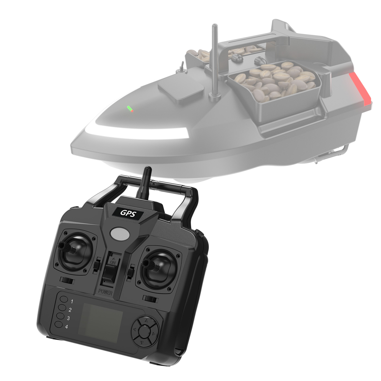 야외 낚시 도구용 리모컨 미끼 보트, V020 GPS  - Fishing Gps 리뷰 및 가격