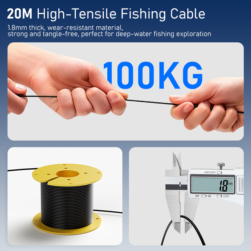 4.3인치 LCD 휴대용 어군탐지기, 20m 수중 카메 - Fishing Depth Finder 리뷰 및 가격