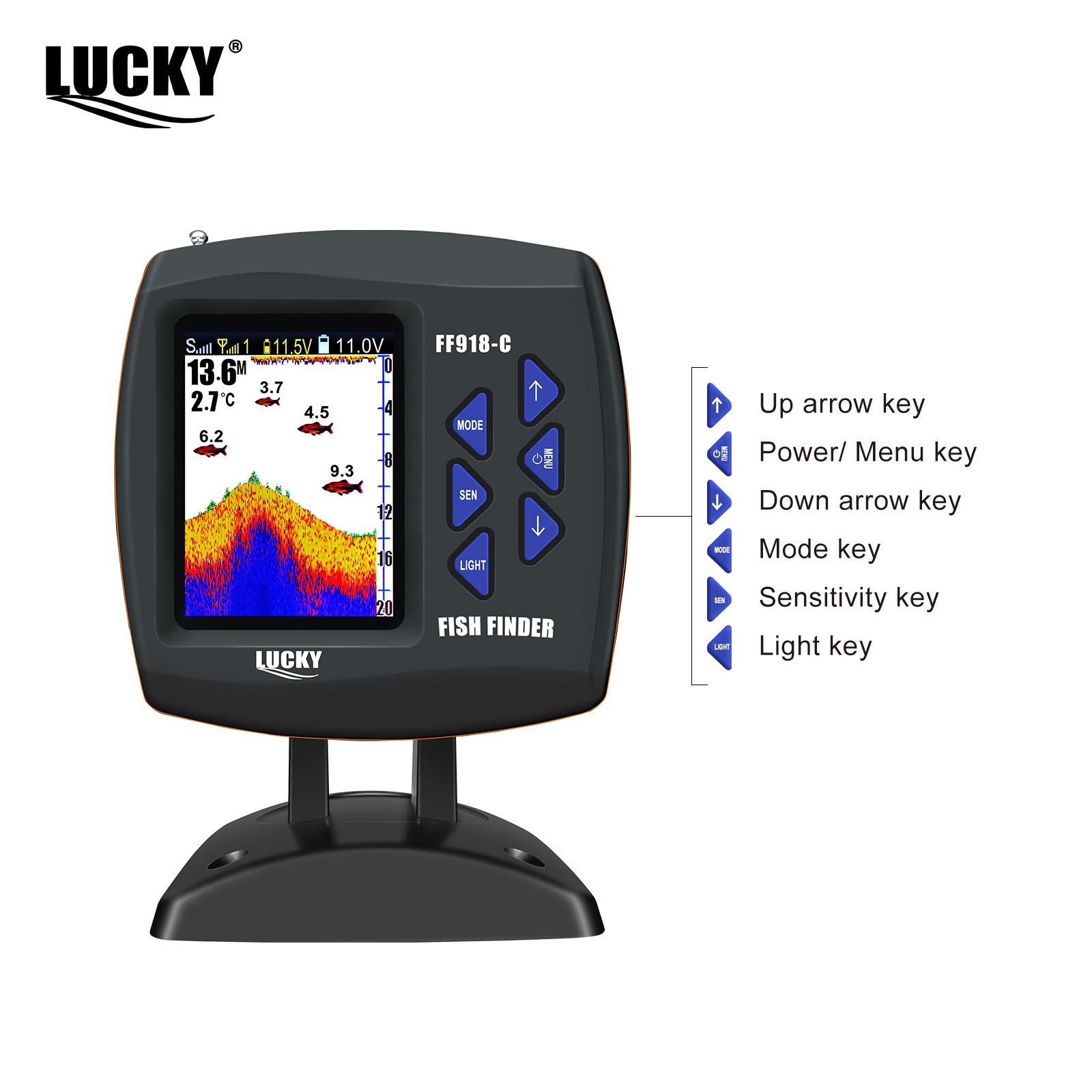 럭키 FF918 무선 원격 조종 보트 어군탐지기 300 - Fish Finder Transducer 리뷰 및 가격