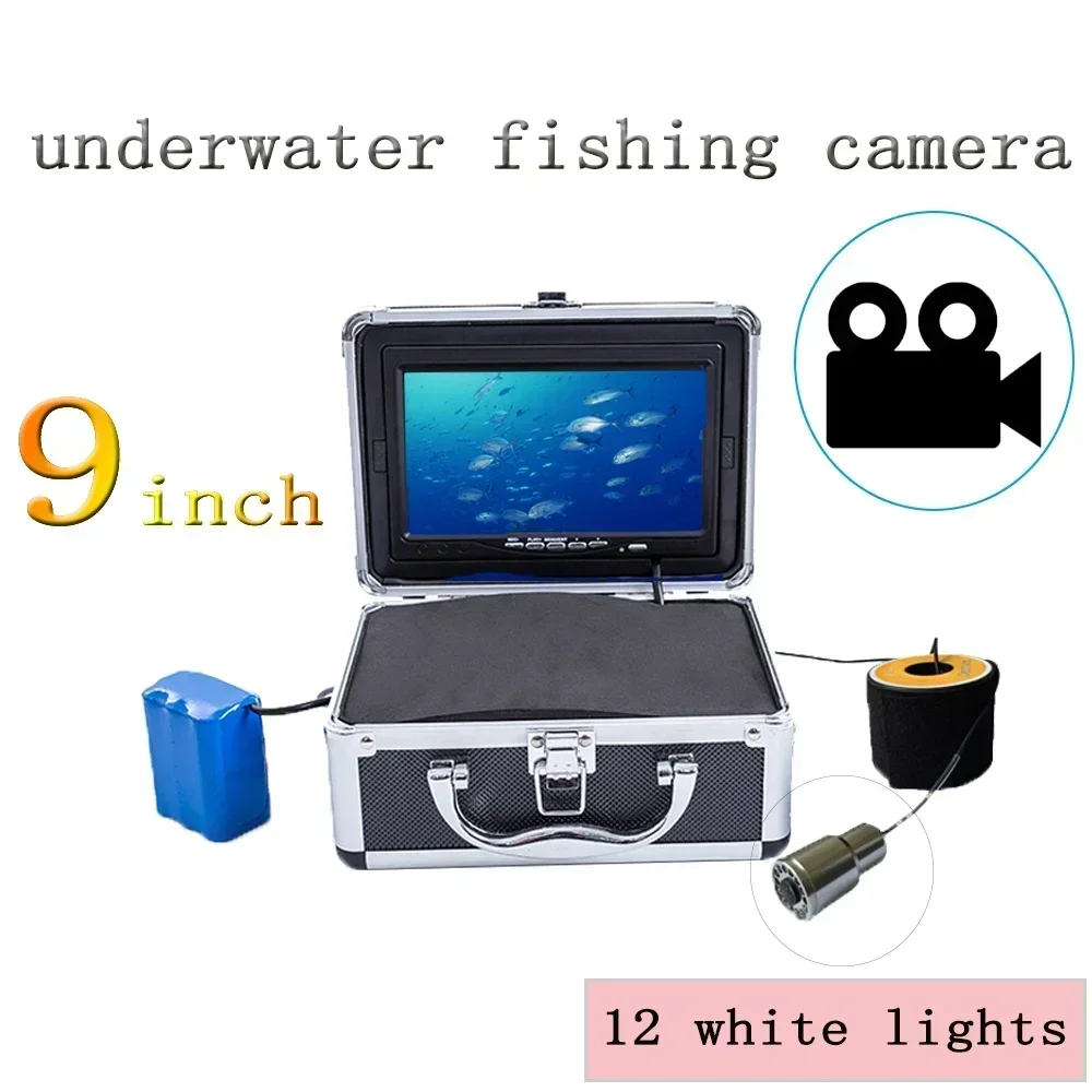 WF39 12하이라이트 흰색 조명 깊이 방수 9인치 L - Fishing Camera 리뷰 및 가격