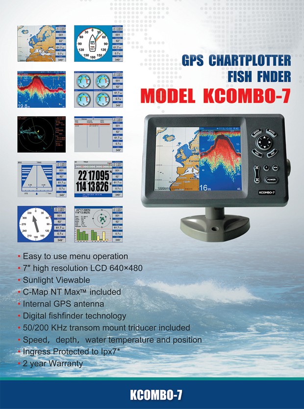 Kcombo-7 7인치 ONWA GPS 플로터/어군탐지 - Fish Finder Transducer 리뷰 및 가격