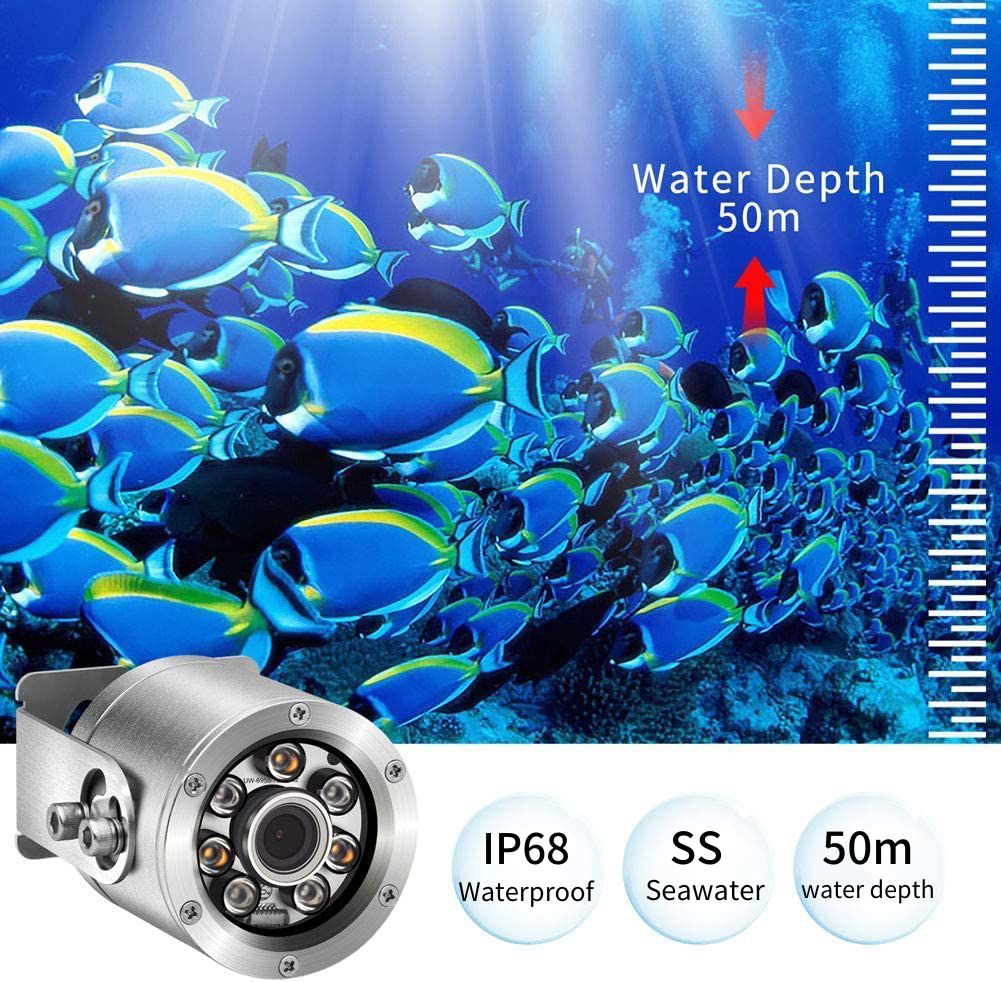 5MP 고화질 방식부식방지 수중 양식 모니터링 낚시 카 - Fishing Gps 리뷰 및 가격