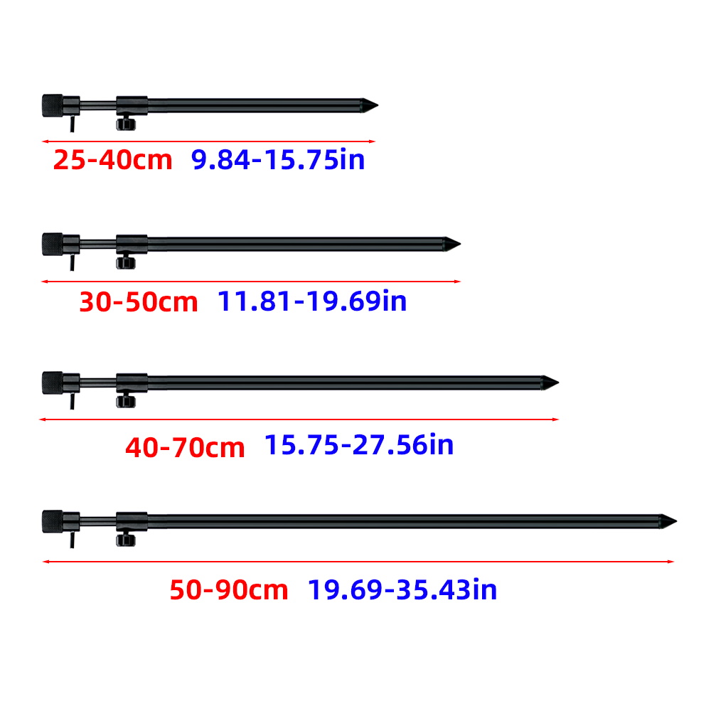 히리시 알루미늄 잉어 낚시용 뱅크 스틱 25-40cm  - Bite Alarm 리뷰 및 가격