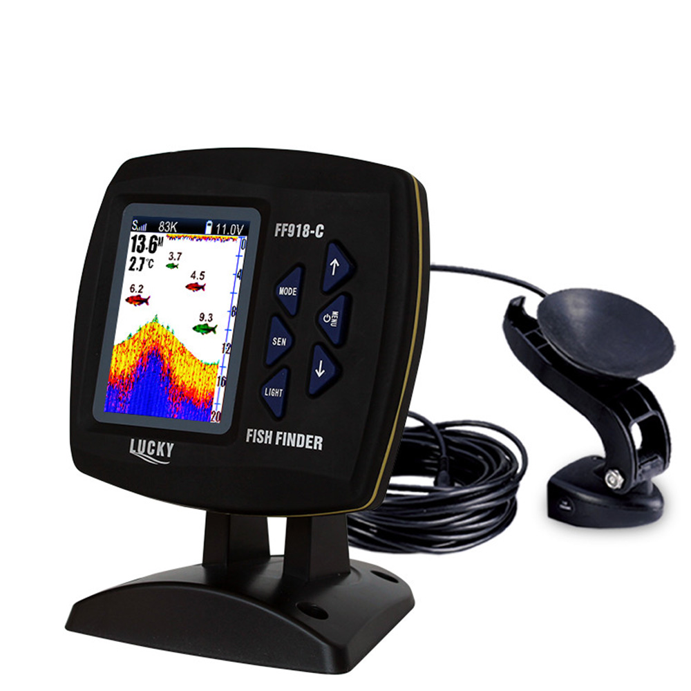 FF918-C100DS 컬러 스크린 유선 어군 탐지기, - Fish Finder Transducer 리뷰 및 가격