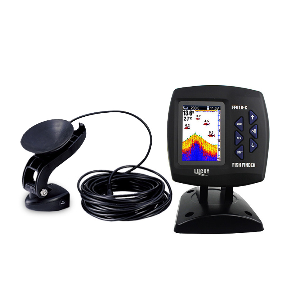 FF918-C100DS 컬러 스크린 유선 어군 탐지기, - Fish Finder Transducer 리뷰 및 가격