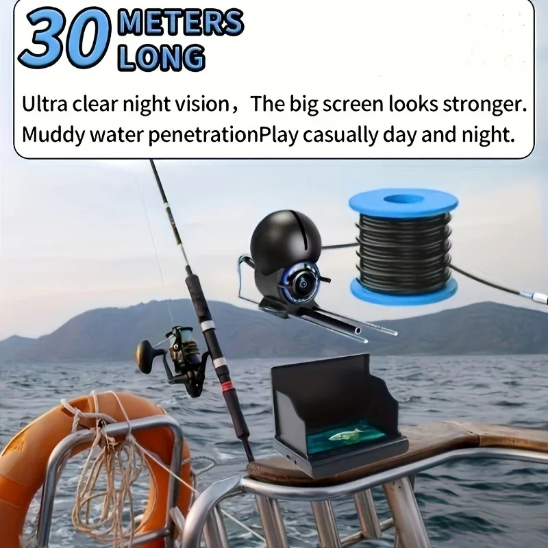 4.3인치/5인치 HD 화면 낚시 카메라, 야간 투시  - Fishing Depth Finder 리뷰 및 가격